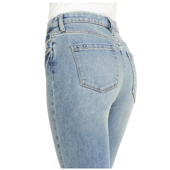 Blank NYC women's The Great Jones Ripped High-Rise Skinny Jeans Size 26 - Picture 8 of 8